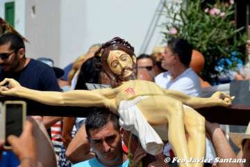 Misa y procesión terrestre-marítima de la playa de Ojos de Garza (Foto TA)